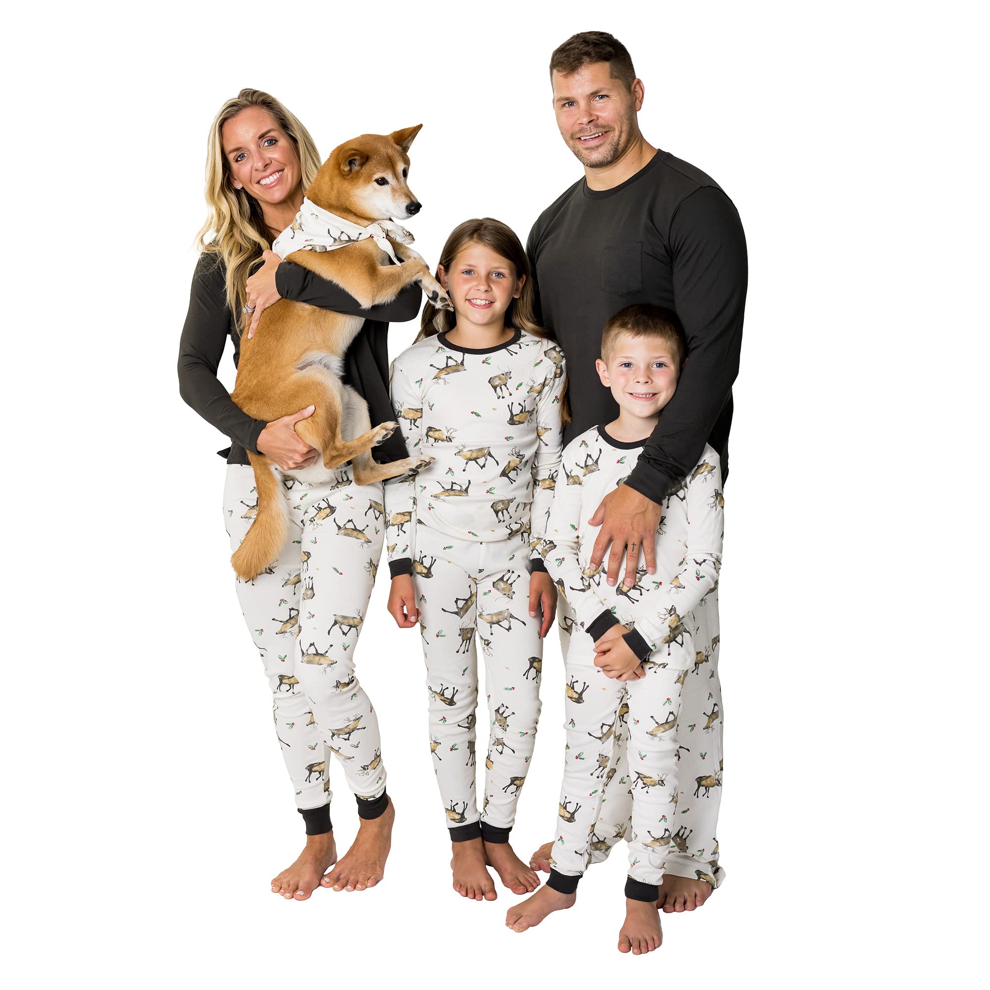 Burt's Bees Baby and Family Matching Holiday Organic Cotton Pajamas